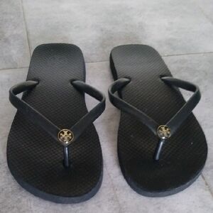 Tory Burch Black Flip Flops